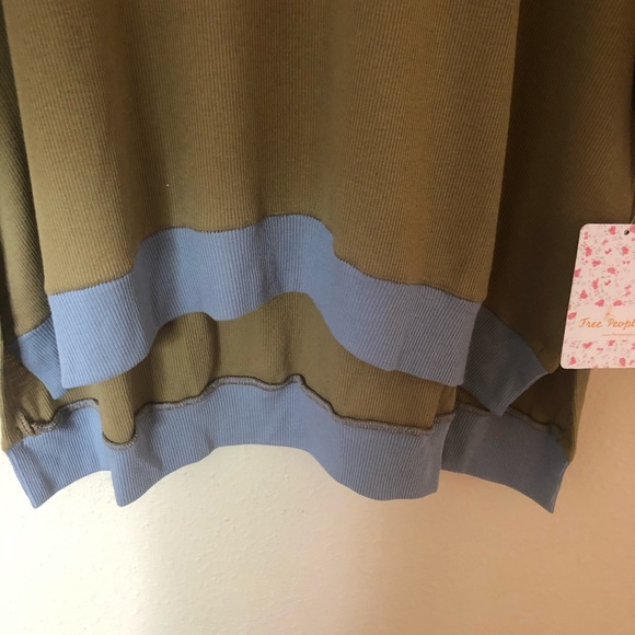 We The Free Army Combo Oversized Top - Picture 7 of 7